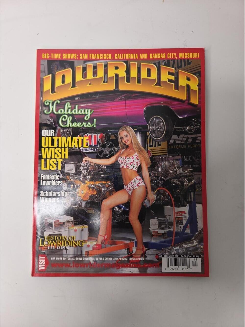 Lowrider Magazine December 2001 ft Elena Balderas, Beauty & the Best & Nasty 86